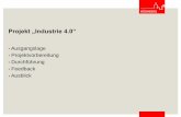 Projekt „Industrie 4.0“ - nuernberg.de · •Fortführung der Zusammenarbeit mit der B2!!! •Multiplikation in der Abteilung. Vielen Dank für Ihre Aufmerksamkeit. Title: Projekt
