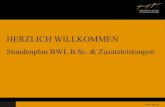 Stundenplan BA BWL - fswiwi.uni-duesseldorf.de · II.Zusammenfassung 4.Zusatzleistungen I.Verpflichtend ... BV02: Grundlagen der VWL II (Makro) BQ01: Einführung in die Wirtschafts-informatik