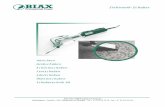 BIAX Elektronik-Schaber Professional Power · Bei der Reparatur von Werkzeugmaschinen braucht nicht mehr demontiert zu werden, um eingelaufene Gleitflächen auf einer Hobelmaschine