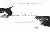 Tierheimordnung des Deutschen Tierschutzbundes e.V. · Tierheimordnung des Deutschen Tierschutzbundes e.V. Richtlinien für die Führung von Tierheimen der Tierschutzvereine im Deutschen