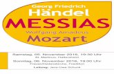 Georg Friedrich Händel MESSIAS - Start · don, wo er bis zu seinem Lebensende bleiben wird. Dort stürzt er sich fast ausschließlich in die Oper, wird musi- ... Bibelzi-Wolfgang