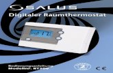 Digitaler Raumthermostat - SALUS Controls GmbH · Der programmierbare Raumthermostat wird dafür verwendet, um die Heizungsanlage in Ihrem Haus, wie benötigt, ein- und auszuschalten.