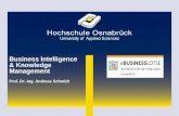 Business Intelligence & Knowledge Management ·  Social ... Projektmanagement Technik Anna Stift Peter Zirkel ... Semantic Web Wissensmanagement im Internet