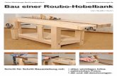 Bau einer Roubo-Hobelbank - feinewerkzeuge.de · Schritt für Schritt Bauanleitung mit: • allen wichtigen Infos ... bauen zu dürfen, die es in dieser Form nirgendwo fertig zu kaufen