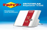 FRITZ!WLAN Repeater 450E - m-net.de · Der Repeater wird in diesem Fall als LAN-Brücke ein-gesetzt. Über das WLAN-Funknetz des Repeaters erhalten WLAN-fähige Netzwerkgeräte Zugang