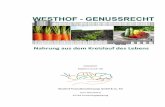 Nahrung aus dem Kreislauf des Lebens - WESTHOF … · Nahrung aus dem Kreislauf des Lebens PROSPEKT begeben durch die Westhof Finanzdienstleistungs GmbH & Co. KG ... Vorhaben in beiden
