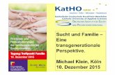 Sucht und Familie – Eine transgenerationale … · Wegen der hohen Komorbidität von Suchtstörungen und psychischen Störungen ... leichte Depression 24% ... Deutsches Institut