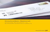 Einschreiben National. - Deutsche Post – Die Post Label | Versandvorbereitung 2. Produktspezifisches Label. Für Kunden, die ausschließlich EINSCHREIBEN oder EINSCHREIBEN EINWURF