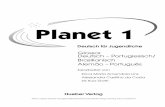 Planet 1 - Hueber.com.br - Hueber Brasilien | Ensinar e ... · Planet 1 Deutsch für Jugendliche Glossar Deutsch – Portugiesisch/ Brasilianisch Alemão – Português bearbeitet