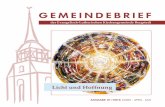 GEMEINDEBRIEF - Kirche Bergstedtkirchebergstedt.de/wp-content/uploads/2015/05/gemeindebrief_2016... · wie die ersten Sonnenstrahlen die kalte Erde wärmen und das erstarrte Leben