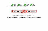 Dokumentation Lieferantenregistrierung - KEBA · Diese Dokumentation dient als Hilfestellung beim Ausfüllen der Fragebögen um Missverständnissen vorzubeugen und eine effiziente