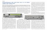 Funk Empfänger für 40 kHz bis 3,15 GHz: AOR AR …ratzer.at/pdf/AOR_AR-5001DX.pdf · Empfänger von AOR (Authority On Radio) [1] ... im SDR-Zeitalter vergleichsweise starre ...