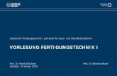 VORLESUNG FERTIGUNGSTECHNIK I - tu- .Metallbindung : 01.02.2018 Fertigungstechnik I Folie 5 von 76