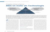 MES ist mehr als Technologie - hirgmbh.de · ist wirklich installiert und wo liegen die tat- ... Reichen die Materialbedarfsplanung im ERP-System ... wie mit vorhandenen und zukünftigen