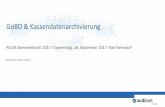 GoBD & Kassendatenarchivierung - pulsa.de · PDF fileVerfahrensdokumentation Gültig für Wirtschaftsjahre, ... Revisionssichere Archivierung Optional: Steuerliche Analysen & betriebswirtschaftliche