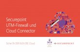Securepoint UTM-Firewall und Cloud Connector · • Gesetzeskonforme, revisionssichere Archivierung und Compliance-Anforderungen ... • Verfahrensdokumentation • Neue Preisliste