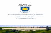 Auslandssemester an der University of Lethbridge€¦ · 4 Anreise Nach Lethbridge kommt man entweder per Bus oder per Flugzeug. Es gibt den Greyhound-Bus (sehr günstig, hält in