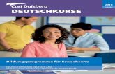 Broschüre Deutschkurse Erwachsene 2016 DEU · tige Angebot optimal zu nutzen. ... (Deutsch als Fremdsprache in der Wirtschaft, ... (A1–B1) »70-009« 175 € Deutsch für Schulklassen