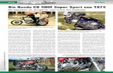 Die Honda CB 400F Super Sport von 1974msc-oberlausitzer- .4.878 DM in den Handel, um Mit-te des Jahres