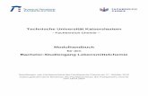 Technische Universität Kaiserslautern - Chemie · Die totale Ableitung 6. Maxima und Minima für Funktionen von ... Einführung in die mathematische Behandlung der Naturwissenschaften