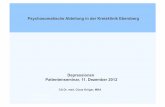 Psychosomatische Abteilung in der Kreisklinik Ebersberg · Medikamente: Antidepressiva Schlafentzug Lichttherapie Sport (- therapie) Elektrokrampftherapie . KREISKLINIK EBERSBERG"