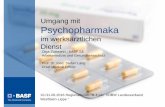 Umgang mit Psychopharmaka - Aquado e.V ...aquado.online/wp-content/uploads/2017/07/Vortrag-03-Frau-Zumstein.… · Statistik Psychopharmaka: Psychoanaleptika ( Antidepressiva, Psychostimulanzien,