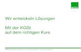 Wir entwickeln Lösungen Mit der KGSt auf dem …w2m-net.de/evk2015/vortraege2015/forum_strategie_Hansen_Klein... · Mit der Einführung neuer ... arbeitet bereits in SAP R/3. mittlerweile