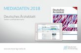 MEDAI DATEN2018 n - Mediadaten Deutscher …€¦ · Das Deutsche Ärzteblatt ist der mit Abstand meistgelesene Titel der gesamten ... Platzierung Tob-Job als Teaser im ... Platzierung