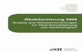 Ökobilanzierung 2009 - KIT - ITAS · Qualitative und quantitative Indikatoren zur Nachhaltigkeitsbewertung ... Umweltbewertung von Biokraftstoff-Systemen: eine kritische Analyse