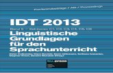 IDT 2013 Linguistische Grundlagen für den pro.unibz.it/library/bupress/publications/fulltext/  · PDF fileGrundlagen für den Sprachunterricht Peter Colliander, ... Autor zur Schlussfolgerung,