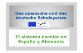El sistema escolar en España y Alemania - Hans …€¦ · Das spanische und das deutsche Schulsystem El sistema escolar en España y Alemania.