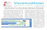 VereinsMeier r - erlanger-kulturvereine.de · (SCE) regt der Bürgermeister der noch eigenständigen Gemeinde Eltersdorf, Karl Ruff, ... Ende 1970 zählt der Musikverein bereits 107