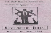 DaF-Szene Korea Nr. 5 - lvk-info.orglvk-info.org/wp-content/uploads/DaF-Szene/DaF-Szene-05.pdf · Seminars „DaF in Korea - Tendenzen und Prognosen“ im ... Lieder im Unterricht,