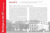SOFI unter neuer Leitung - sofi.uni-goettingen.de · cher Güter und Dienstleistungen in den Blick nimmt. ... dustrie nicht nur einen zielgenauen Zugriff auf besonders leistungsstarke
