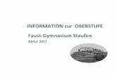 Informationsveranstaltung zur Oberstufefaust-gymnasium.de/fileadmin/user_upload/oberstufe/Info-Kurswahl... · Wiederholung; Fachhochschulreife 8. ... (4 Halbjahre) ‐Literatur ...