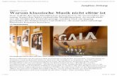 Jungfrau Zeitung - Warum klassische Musik nicht … · Warum klassische Musik nicht elitär ist OBERHOFEN 4. MAI 2017 Zum Auftakt des Gaia Musikfestival präsentierten die Veranstalter