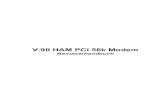 V.90 HAM PCI 56k Modem - creatix.de · Dieses Handbuch ist urheberrechtlich geschützt. Das Kopieren, Vervielfältigen, Übersetzen oder Übertragen in elektronische Medien ist, auch