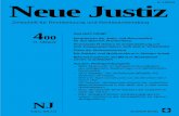 NJ 4 2000 Cover 2c - neue-justiz.nomos.de · NJ-Abonnentenservice: Die Volltexte der kommentierten und im Leitsatz abgedruckten Entscheidungen können Sie in der Redaktion unter Angabe
