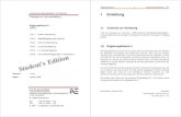 Einleitung - Startseite: Hochschule Bremerhaven · 2013-05-29 · Teil 1: Exakte Linearisierung S Teil 3: ... Einleitung I.I Umdruck zur Vorlesung Über die Homepage der Vorlesung