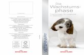 Empfehlungen für Junghunde im Wachstum - royal … · einer wundervollen Reise Inhaltsverzeichnis 3 Vorwort 4 Nährstoffbedarf im Wachstum 8 Der wachsende Hund und seine Ansprüche