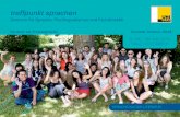 Deutsch als Fremdsprache Sommer Intensiv 2018 · Die Deutsch als Fremdsprache Kurse bei treffpunkt sprachen bereiten Studieren-de und externe TeilnehmerInnen gezielt auf die sprachliche