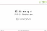 Einführung in ERP-Systeme - thm.de · • Betriebliche Informationssysteme • Betriebswirtschaftliche Standardsoftware • Business Software • Enterprise Ressource Planning (ERP)