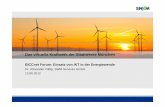 Die Stadtwerke München - BICCnet · Distributed Energy Management System (Siemens) 21 Überwachungsmonitor, Onlinesteuerung ... Betriebliche Informationssysteme Kommunikationstechnik