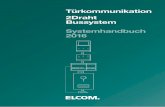 Türkommunikation 2Draht Bussystem Systemhandbuch … · Systemhandbuch 2016 Türkommunikation RED011Y ST320 2 2 2+2 2 2Draht Bussystem. Schaltzeichen Gerät Innenstation-Audio Audiomodul