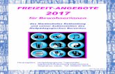FREIZEIT-ANGEBOTE 2017 - martinshof-diakoniewerk.de · FREIZEIT-ANGEBOTE 2017 für Bewohner/innen des Martinshofes Rothenburg und seiner Außenstellen des Heilpädagogischen Bereiches
