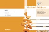Optimal Frittieren - Deutsche Gesellschaft für ... · Optimal Frittieren Empfehlungen der Deutschen Gesellschaft für Fettwissenschaft Deutsche Gesellschaft für Fettwissenschaft