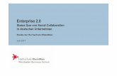 E2.0 Studie 2017 Ergebnisbericht v4 Slideshare+ · Stärker kooperativer bzw. partizipativer Führungsstil 36% Intensivere abteilungsübergreifende Zusammenarbeit 68% Stärkere Vernetzung