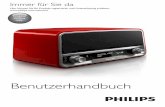 Benutzerhandbuch - download.p4c.philips.com · Wenden Sie sich an das Philips Service-Center, um das Gerät vor der erneuten Nutzung überprüfen zu lassen. • Setzen Sie das Gerät