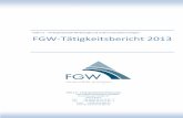 FGW e.V. - Fördergesellschaft Windenergie und andere ... · Die Schwerpunkte der FGW-Gremienarbeit und der Forschungsprojekte lagen in den Bereichen der Fachausschüsse für Elektrische