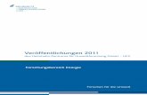 Veröffentlichungen 2011 - ufz.de · PDF fileVorbemerkung Das vorliegende Veröffentlichungsverzeichnis umfasst die im Jahre 2011 erschienenen Publikationen des Forschungsbereichs